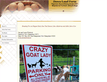 Tablet Screenshot of dawnlandfarm.com